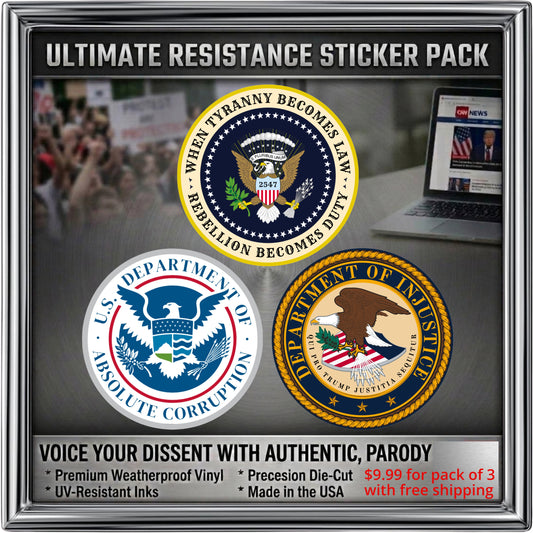 Ultimate Resistance Sticker Pack (3-Piece Set)